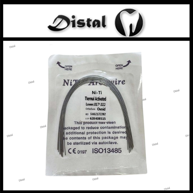 Дуги ортодонтичні NiTi Archwire термоактивні Thermal Activated Orthoform Ovoid, верх 012 17*22 Дуги ортодонтичні NiTi Archwire термоактивні Thermal Activated Orthoform Ovoid, верх 012 17*22