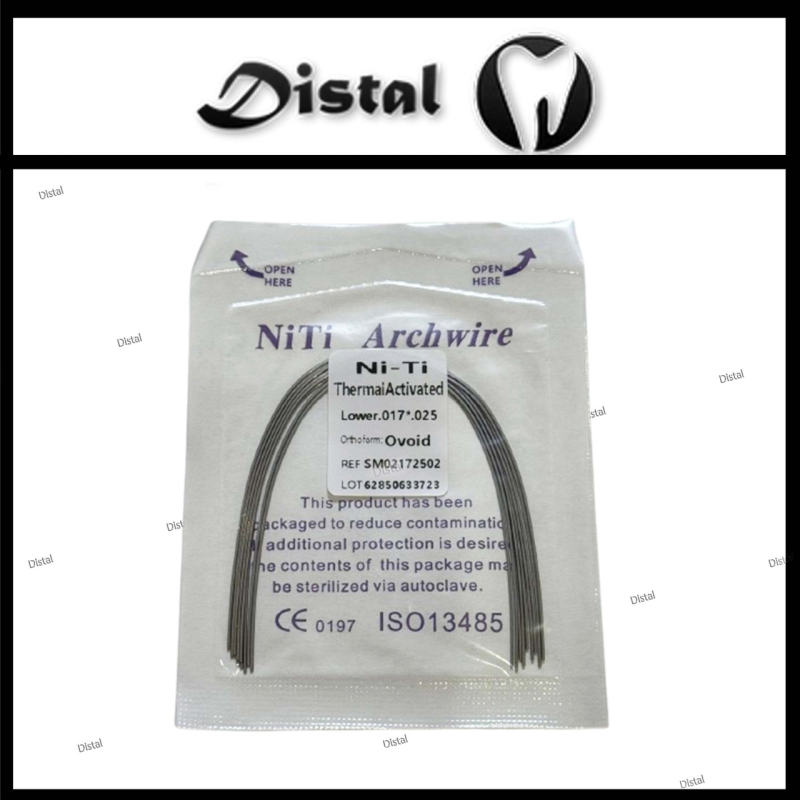 Дуги ортодонтичні NiTi Archwire термоактивні Thermal Activated Orthoform Ovoid, верх 012 17*25 Дуги ортодонтичні NiTi Archwire термоактивні Thermal Activated Orthoform Ovoid, верх 012 17*25