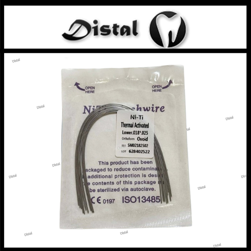 Дуги ортодонтичні NiTi Archwire термоактивні Thermal Activated Orthoform Ovoid, верх 012 18*25 Дуги ортодонтичні NiTi Archwire термоактивні Thermal Activated Orthoform Ovoid, верх 012 18*25