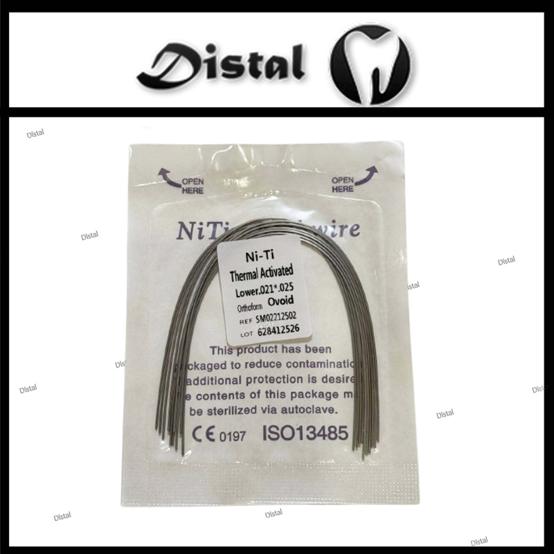 Дуги ортодонтичні NiTi Archwire термоактивні Thermal Activated Orthoform Ovoid, верх 012 21.25 Дуги ортодонтичні NiTi Archwire термоактивні Thermal Activated Orthoform Ovoid, верх 012 21.25