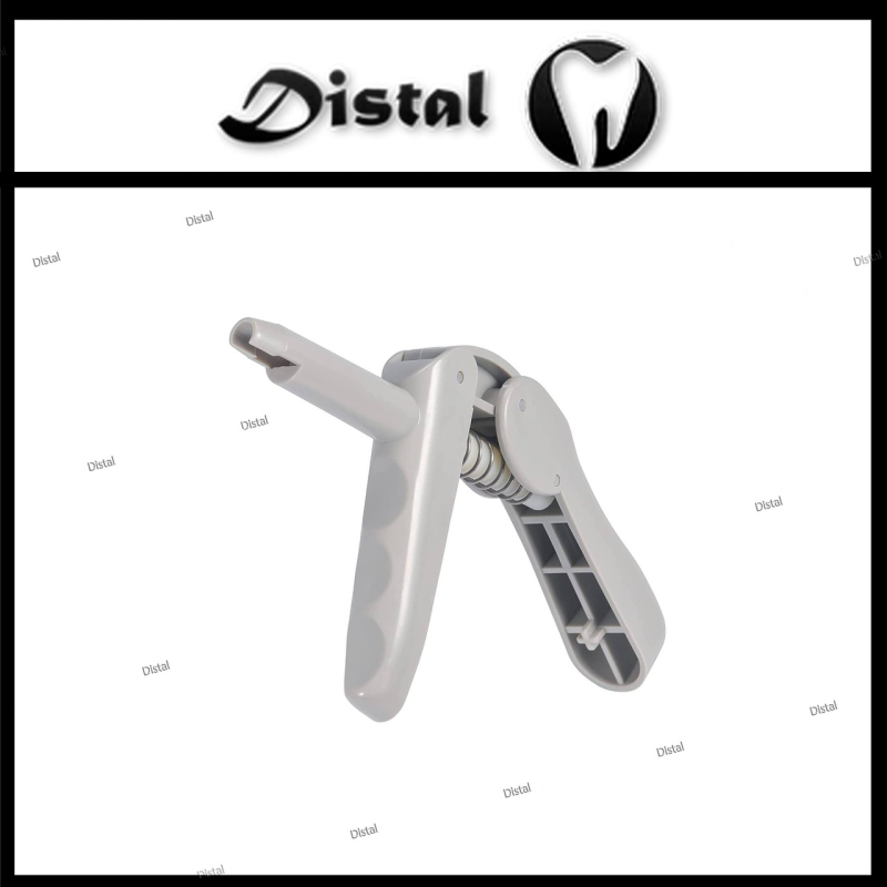 Стоматологічний композитний пістолет Unidose Compules диспенсер композитний Колір : сірий Стоматологічний композитний пістолет Unidose Compules диспенсер композитний Колір : сірий